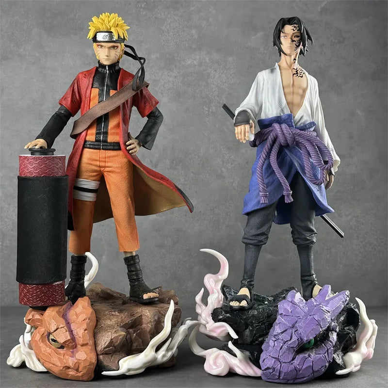 42CM Anime Naruto Uzumaki 1/6 Action Figures Cartoon Anime GK PVC Model Doll Collectible Statue Boy Toys For Collection Gift