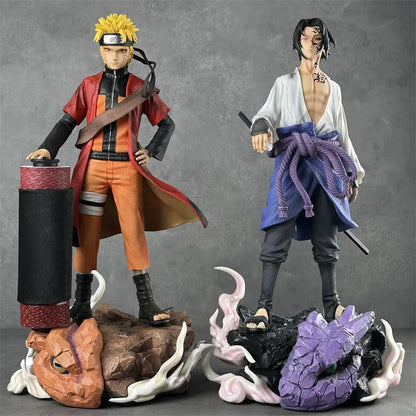 42CM Anime Naruto Uzumaki 1/6 Action Figures Cartoon Anime GK PVC Model Doll Collectible Statue Boy Toys For Collection Gift