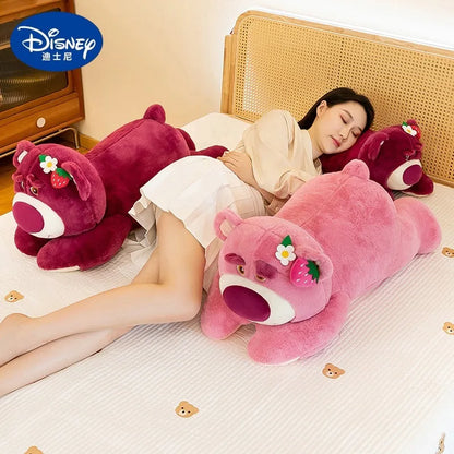 50/60/80CM Big Size Disney Lotso Kawaii Anime Plush Stuffed Doll Cartoon Room Decoration Plush Pillow Children's Holiday Gifts