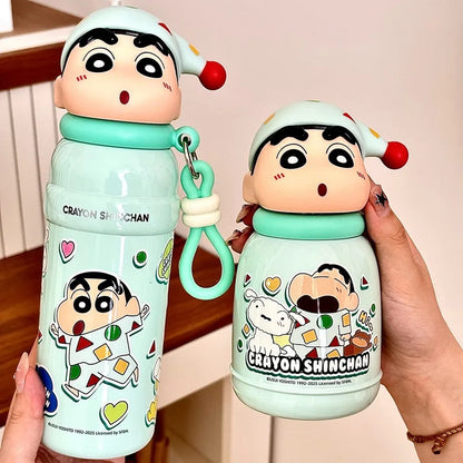 Original Crayon Xiaoxin Insulated Cup Blind Box Cute Large Capacity Portable Water Cup Christmas Surprise Girl Gift Mystery Box