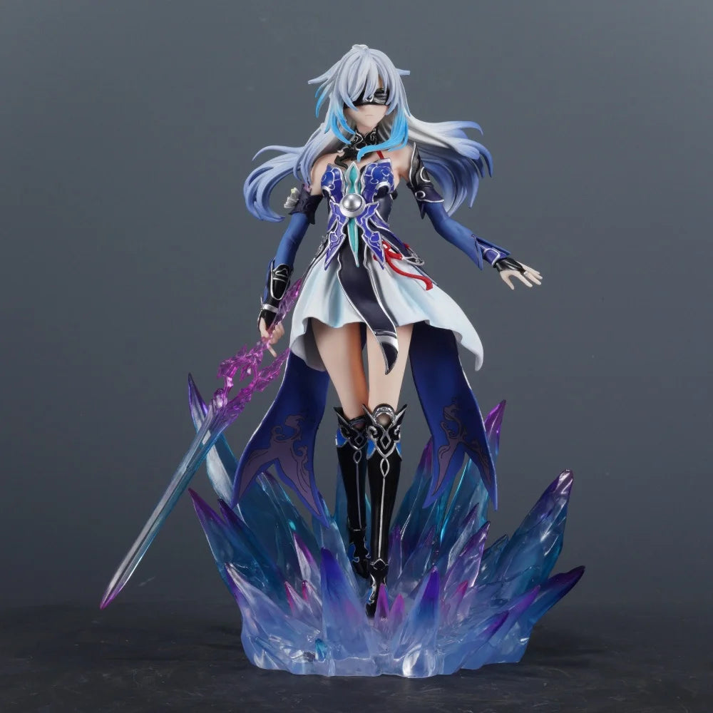 29cm Anime Honkai Star Rail Jingliu PVC Action Figure Statue Desktop Ornament Model Toy Gift - With Box