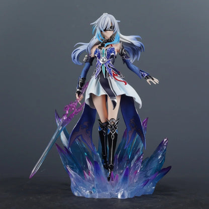 29cm Anime Honkai Star Rail Jingliu PVC Action Figure Statue Desktop Ornament Model Toy Gift - With Box