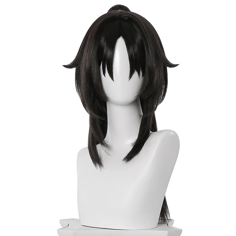 UWOWO Nekomiya Mana Wig Game Zenless Zone Zero Cosplay/ZZZ Cosplay Nekomiya Mana  Cosplay Wig Long Hair Black Hair
