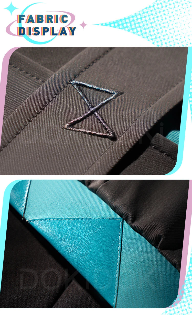 IN STOCK Mikuu Cosplay Costume Anime【S-3XL】DokiDoki-R Women Cute Dress Costume Mikuu Cosplay Headdress Plus Size