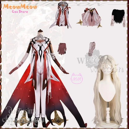 Genshin Impact Asmoday Adult Jumpsuit Polyester Costume - suitwig / XS
