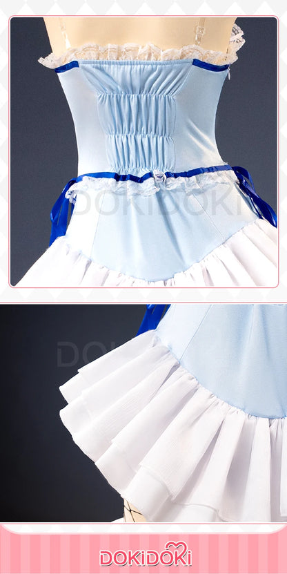 IN STOCK Kitagawa Marin Cosplay Costume Anime Cosplay DokiDoki-N Blue Bunny Girl Costume Marin Sexy Dress Rabbit Ears