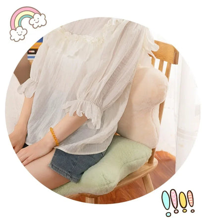 New Kawaii 55-70cm Cartoon Bedroom Pentagram Children's Pillow Backrest Cute Plush Toy Boy Girl Gift