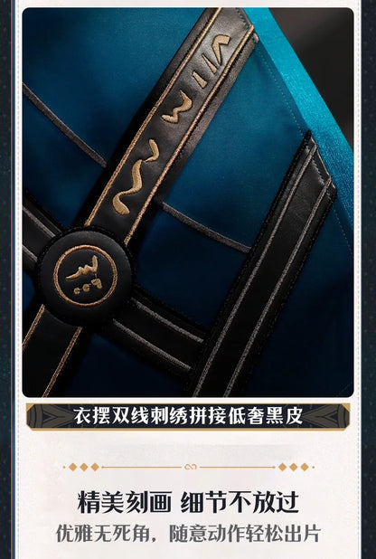 iCoser Honkai Star Rail Anaxa Cosplay Costume Wig Uniform Headwear Metal Prop Anaxagoras Amphoreus Halloween Party for Women Men