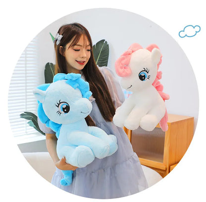 Anime My Little Pony Prototype Plush Doll Soft Pillow Girl Heart Fluttershy Sofa Ornaments Children'S Toys Birthday Gifts Custom