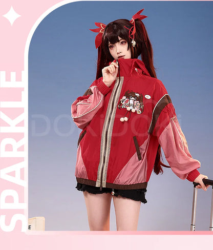 Aventurine Blade Robin Firefly Sparkle Feixiao Doujin Cosplay Costume Game Honkai: Star Rail DokiDoki-SR HSR Sunscreen Jacket