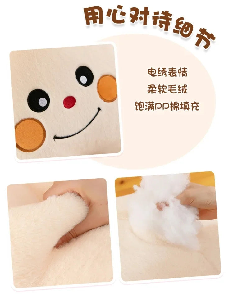 New Kawaii 55-70cm Cartoon Bedroom Pentagram Children's Pillow Backrest Cute Plush Toy Boy Girl Gift