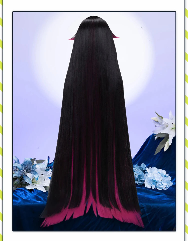 IN STOCK 120CM Columbina Wig Game Genshin Impact DokiDoki Fatui Harbinger Columbina Cosplay Women Cute Halloween Wig Free Cap