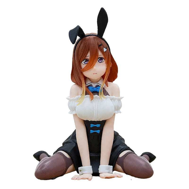 Anime Nakano Miku Figurine The Quintessential Quintuplets  Nakano Nino Bunny Girl Figures PVC Model Collection Toy Birthday Gift