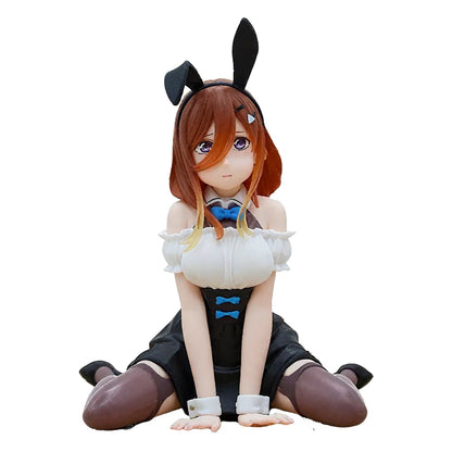 Anime Nakano Miku Figurine The Quintessential Quintuplets  Nakano Nino Bunny Girl Figures PVC Model Collection Toy Birthday Gift