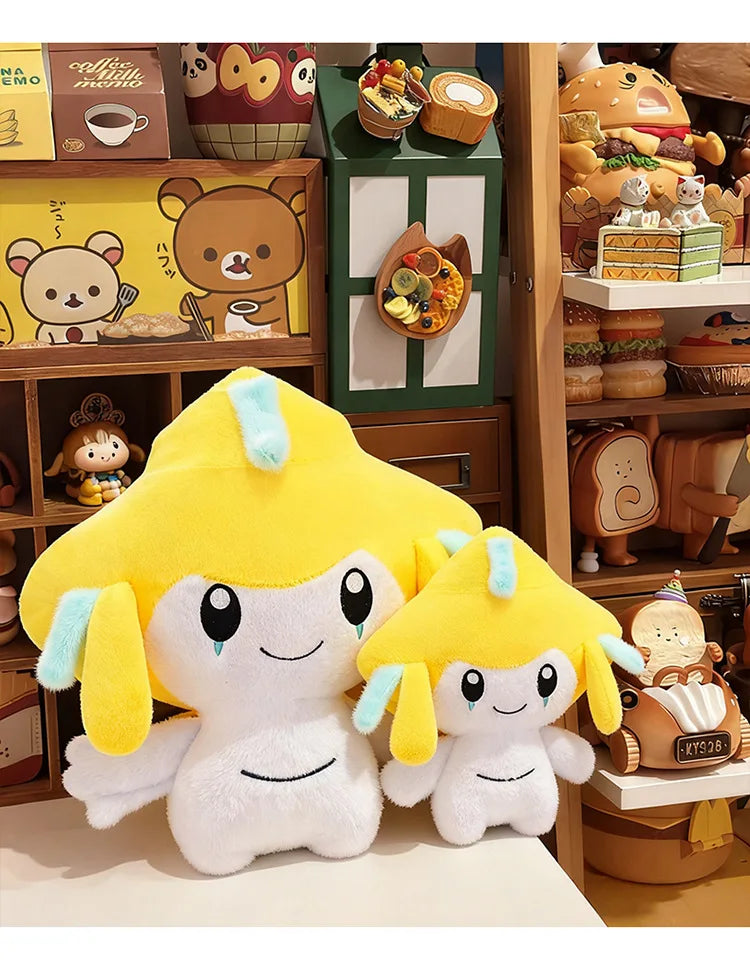 30-75CM Big Size Pokémon Jirachi Plushies Cartoon Anime Peluche Comfortable Soft Doll Kawaii Ornament Children's Toy Gifts