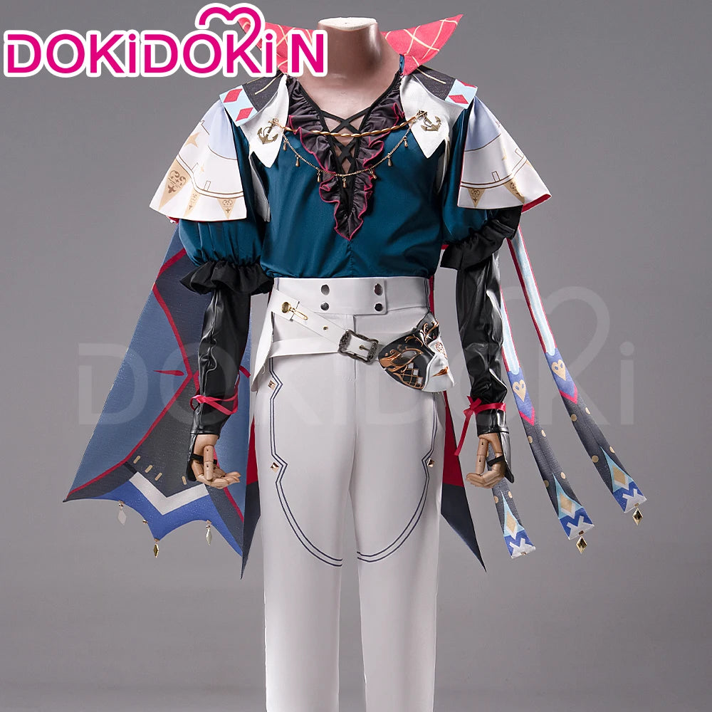 IN STOCK Brant Cosplay Costume Game Wuthering Waves【XS-3XL】DokiDoki-N Men Captain Costume Brant Hat Plus Size