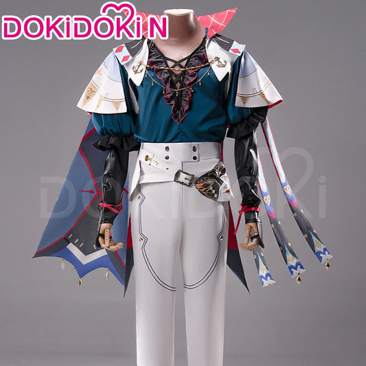 IN STOCK Brant Cosplay Costume Game Wuthering Waves【XS-3XL】DokiDoki-N Men Captain Costume Brant Hat Plus Size