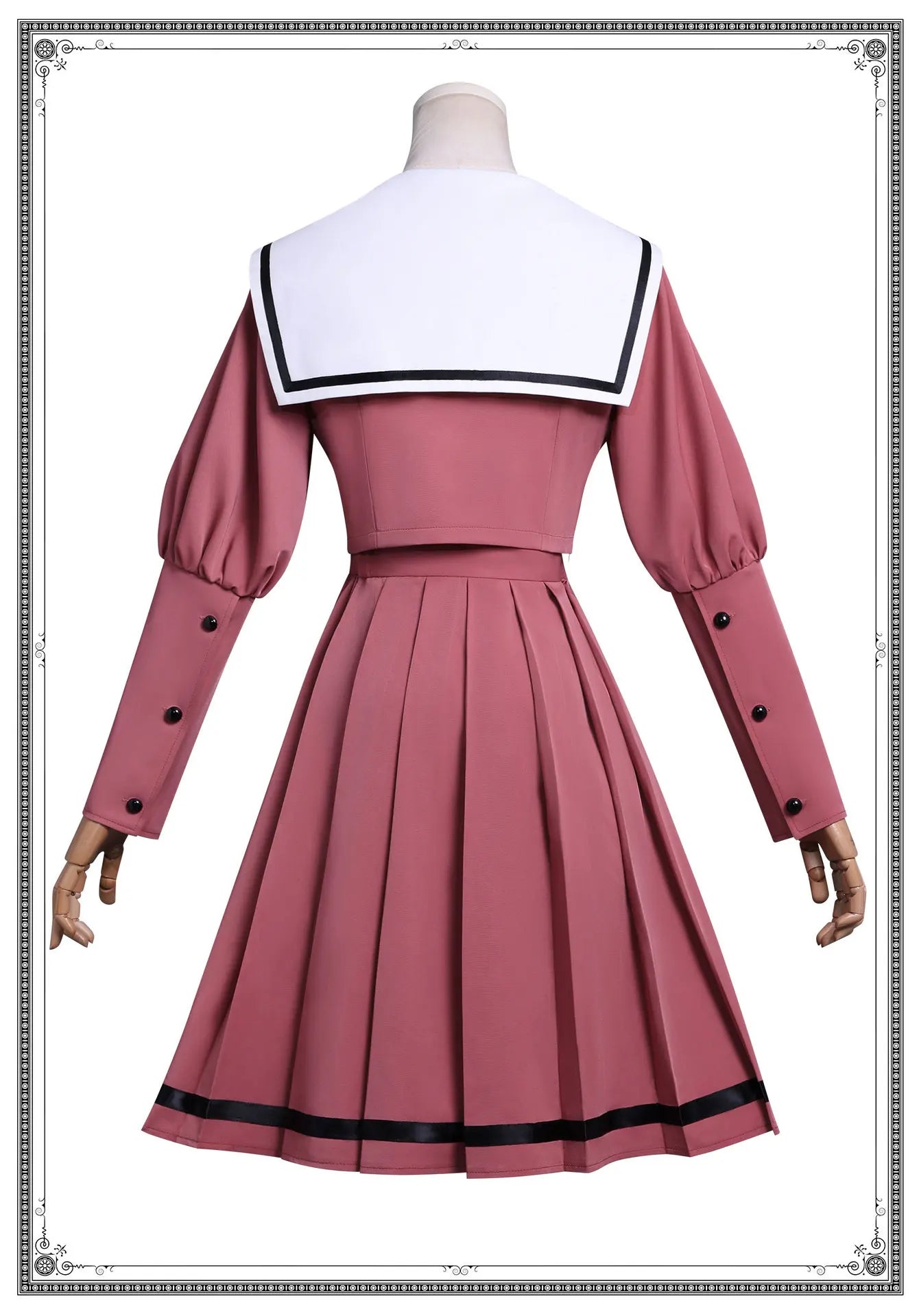 iCoser Kaoruko Waguri Cosplay Costume Wig Dress School Uniform Anime The Fragrant Flower Blooms with Dignity Halloween for Women