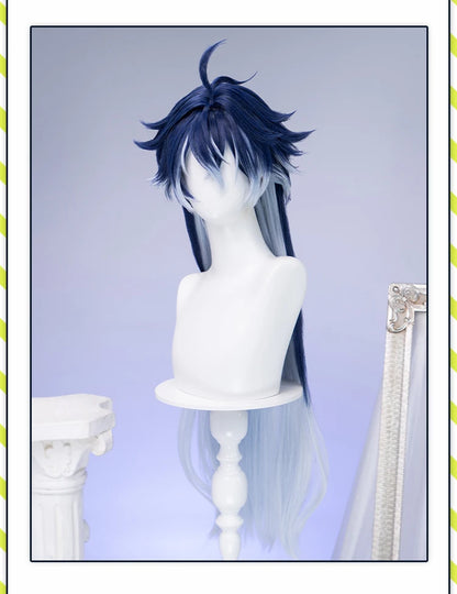 IN STOCK Ineffa Nefer Jahoda Flins Wig Game Genshin Impact DokiDoki Men Gradient Deying Hair Flins Cosplay Free Cap Halloween