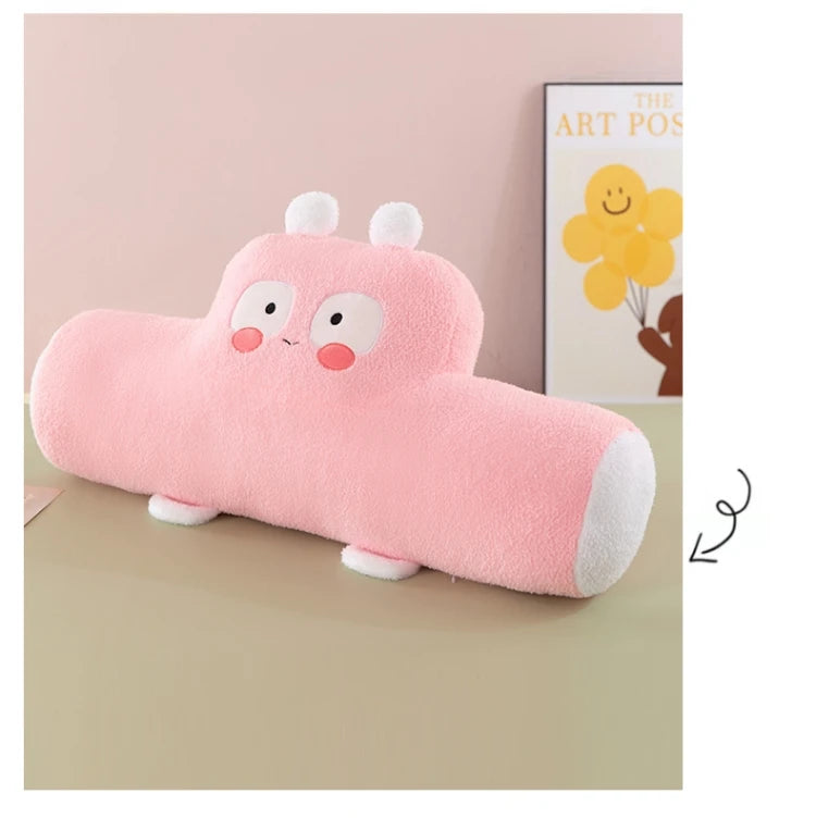 New Cute Car Cushion Office Seat Lumbar Support Creative Sofa Pillow Multifunctional Foot Cushion Nap Pillow