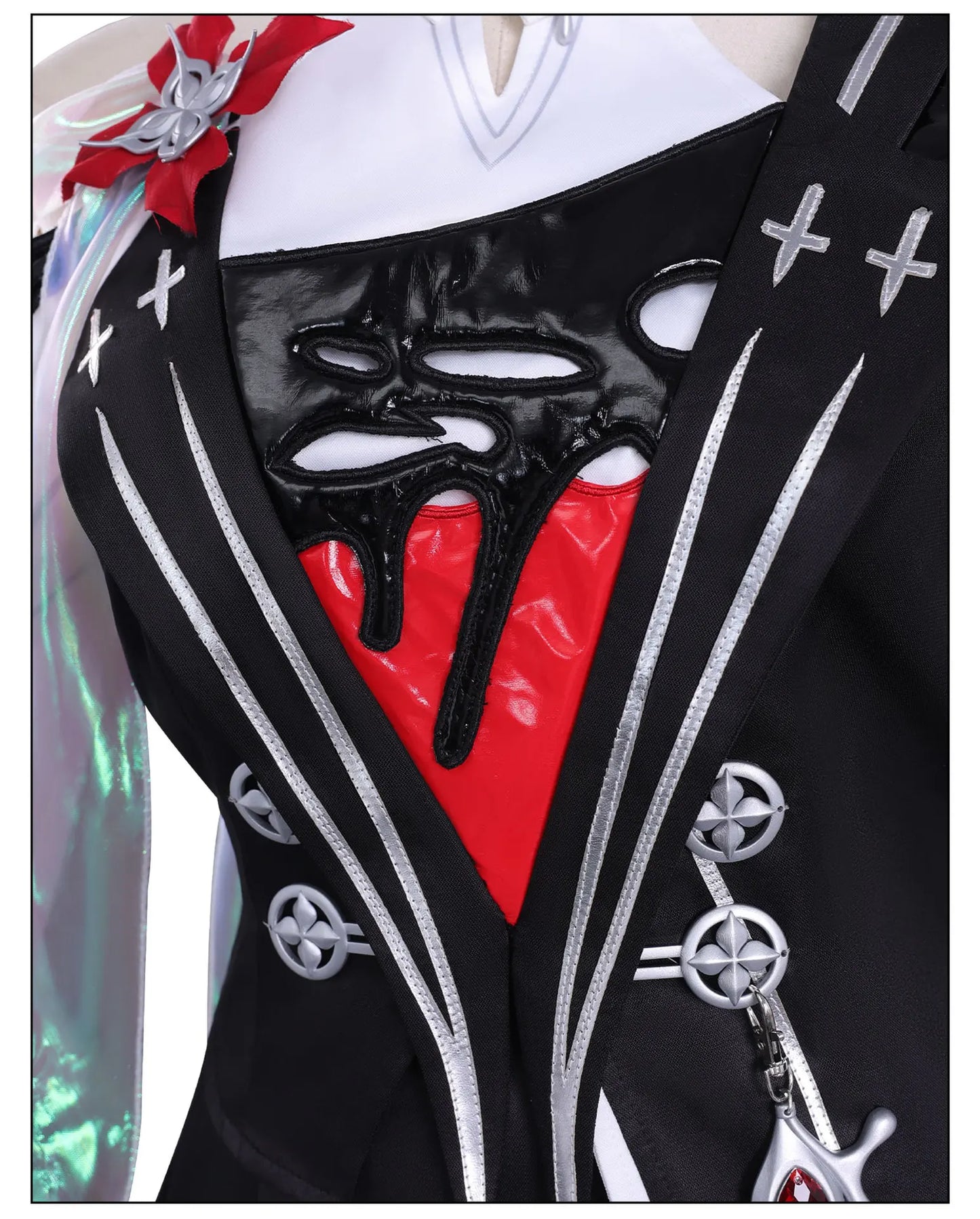 Honkai Star Rail Evernight March 7th Cosplay Costume Wig Dress Earrings Headwear Mysterious Foreign Guest Halloween Party Women