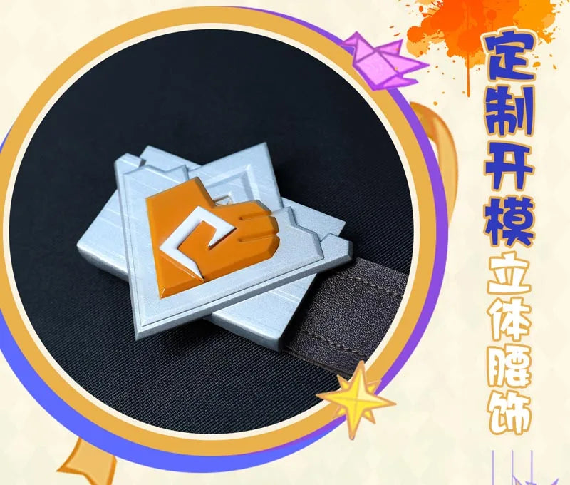 Genshin Impact Bennett Cosplay Costume Wig Uniform Adventures in Blazing Hue New Skin 3D Accessories Halloween Party Women Men