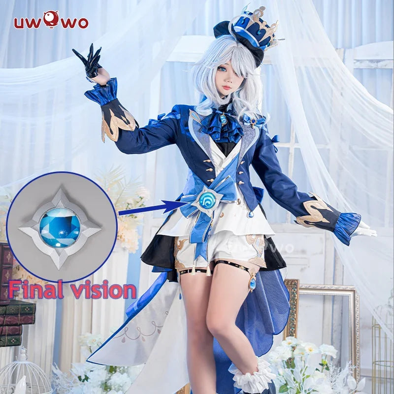 LAST BATCH UWOWO Furina Cosplay Costume GAME Genshin Impact Furina Focalors Hydro Archon Fontaine Rococo Furina Cospaly Outfit