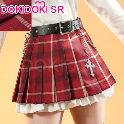 IN STOCK Takanashi Rikka Cosplay Costume Anime Love,Chunibyo & Other Delusions DokiDoki-SR Halloween Cute Uniform Takanashi Wig