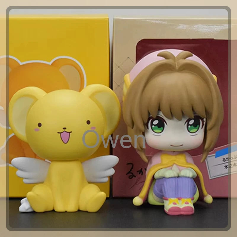 10cm Anime Cute Cerberus Mini Figurine Cardcaptor Sakura Action Figures  PVC Collection Model Toys Birthday Doll Magical Girls