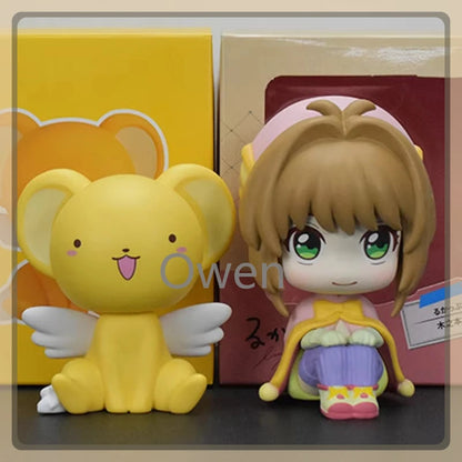 10cm Anime Cute Cerberus Mini Figurine Cardcaptor Sakura Action Figures  PVC Collection Model Toys Birthday Doll Magical Girls