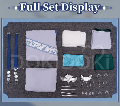 IN STOCK Jinshi Moon Fairy Cosplay Costume Anime The Apothecary Diaries【XS-4XL】DokiDoki-R Halloween Costume Jinshi Plus Size