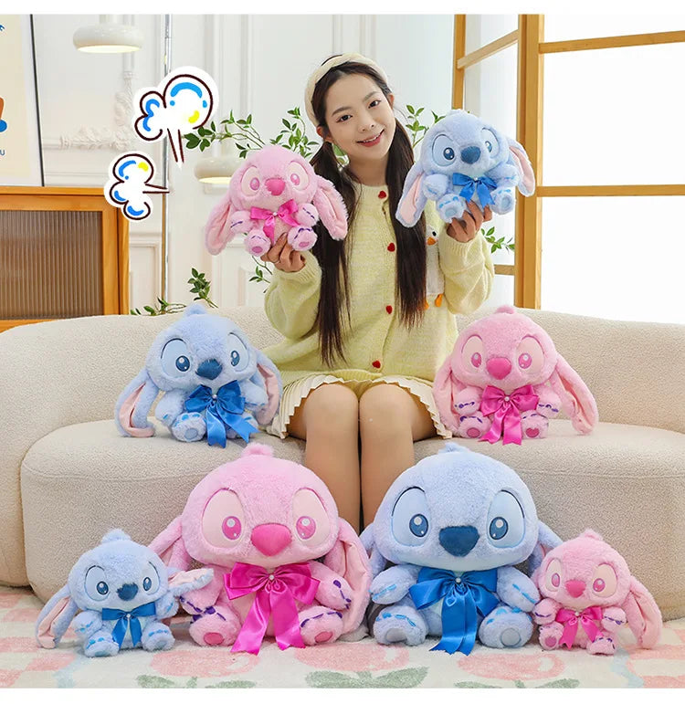 20/30/40CM Big Size Stitch Disney Anime Plush Stuffed Doll Kawaii Room Decor Plush Pillow Children's Holiday Gifts