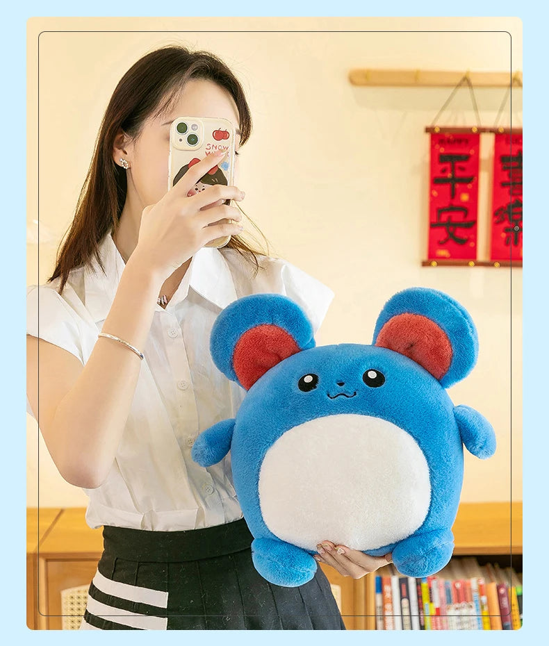 35/55/75cm Azumarill Pokemon Large Plush Toy Anime Doll Cute Giant Pokémon Cute Cartoon Stuffed Plushie Pillow Gift for Children