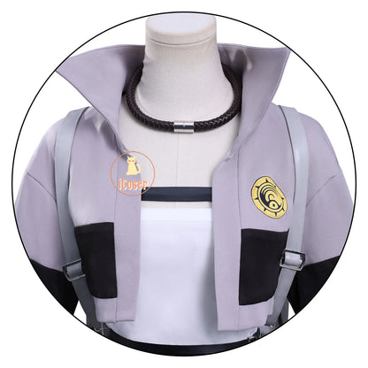 Anime Gachiakuta Riyo Reaper Cosplay Costume Uniform Jacket Short Backpack Akuta Cleaners Halloween Party for Women Girls iCoser