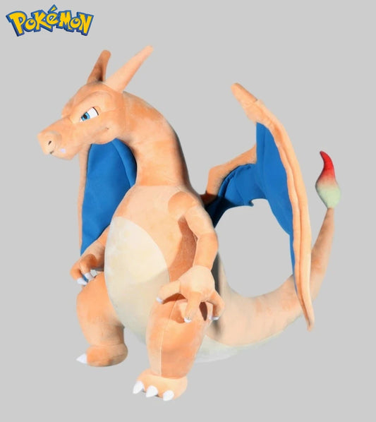80CM Big Size Pokemon Charizard Plushies Cartoon Anime Peluche Kawaii Ornament Stuffed Comfortable Soft Doll Children Toy Gift