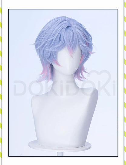 IN STOCK MIKUOO Mikuu Wig Game Cosplay DokiDoki Men 35cm Short Hair Rabbit Hole Men Ver Free Wig Cap