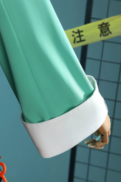 Zenless Zone Zero Zhao Cosplay Costume Dress Uniform Headwear Tail Earrings Rabbit Ear Halloween Party for Women Girls Role Play