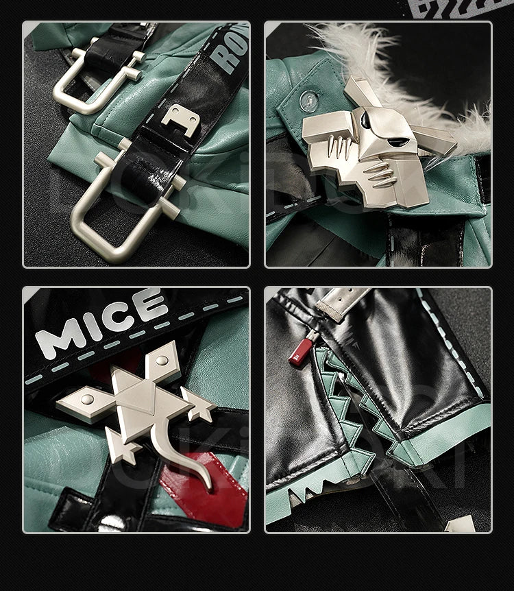 IN STOCK Jane Doe Cosplay Costume Game Zenless Zone Zero Cosplay 【S-2XL】DokiDoki-SR ZZZ Women Metal Accessory Mice Halloween