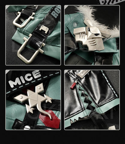 IN STOCK Jane Doe Cosplay Costume Game Zenless Zone Zero Cosplay 【S-2XL】DokiDoki-SR ZZZ Women Metal Accessory Mice Halloween