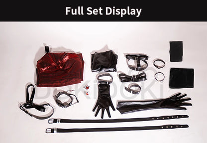 IN STOCK Enchanting Veil Heroine Cosplay Costume Game Love and Deepspace【S-2XL】DokiDoki-R Women Red Dress Shoes Sylus Plus Size