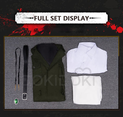 IN STOCK Erenn Mikasaa Levii Hangee Arminn Cosplay Costume Anime【S-3XL】DokiDoki-R Women Men Leather Plus size