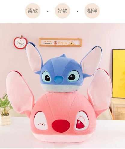 35/50/65cm Big Size Lilo & Stitch Anime Plush Stuffed Doll Kawaii Room Decoration Plushies Pillow Ornament Children Holiday Gift