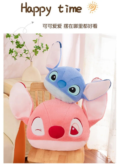 35/50/65cm Big Size Lilo & Stitch Anime Plush Stuffed Doll Kawaii Room Decoration Plushies Pillow Ornament Children Holiday Gift
