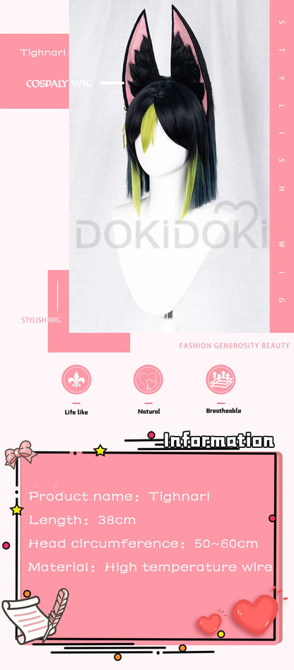 IN STOCK Tighnari Doujin Cosplay Costume Game Genshin Impact DokiDoki-SR Tighnari Cosplay Halloween Casual Wear Tighnari Sumeru