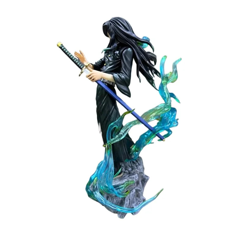 26cmpvcdemon Slayer Tokitou Muichirou Action Figure Anime Figure Gk Statue Model Toys Collection Doll Desktop Ornament Kids Gift