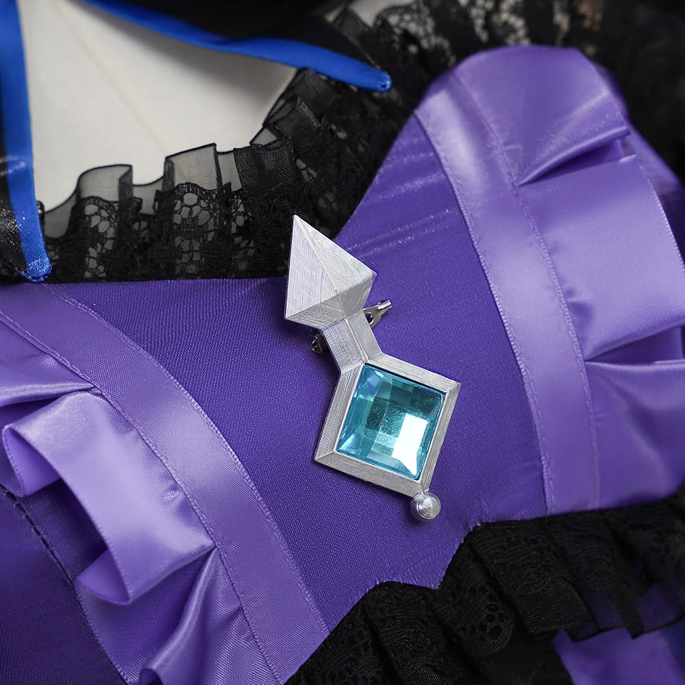 Genshin Impact Wonderland Manekina Cosplay Costume Candlelit Revelry Dress Hat Halloween Party for Women Girls Role Play Outfit