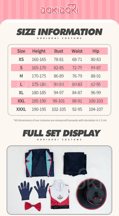 IN STOCK Vox Cosplay Costume Anime Cosplay【XS-3XL】DokiDoki-N Vees Vox Cosplay Hat Demon Men Costume Vox Plus Size