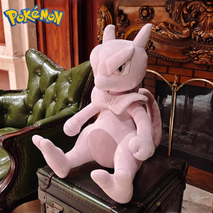 45CM Pokemon Mewtwo Cartoon Anime Peluche Kawaii Stuffed Animal Ornament Comfortable Soft Doll Children Cushion Plush Toy Gift