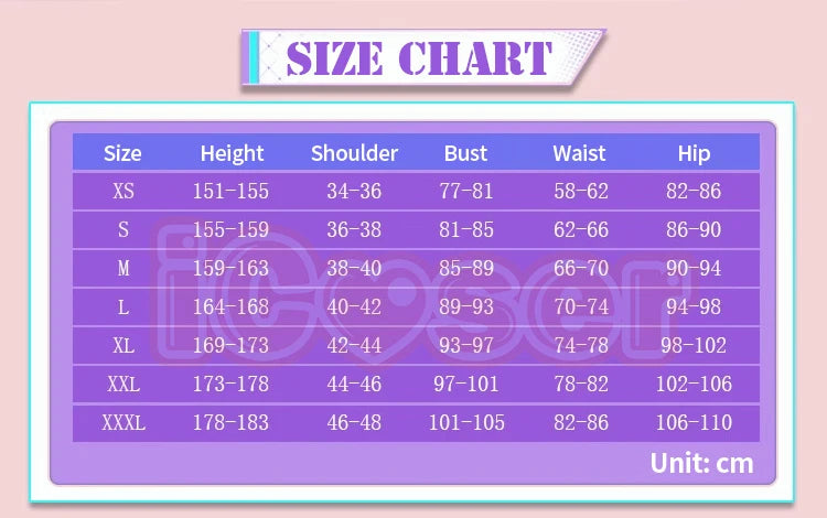 iCoser Path To Nowhere Poffy Cosplay Costume Wig Uniform Outfit Headwear Backpack Hat Halloween Party for Women Role Play Props