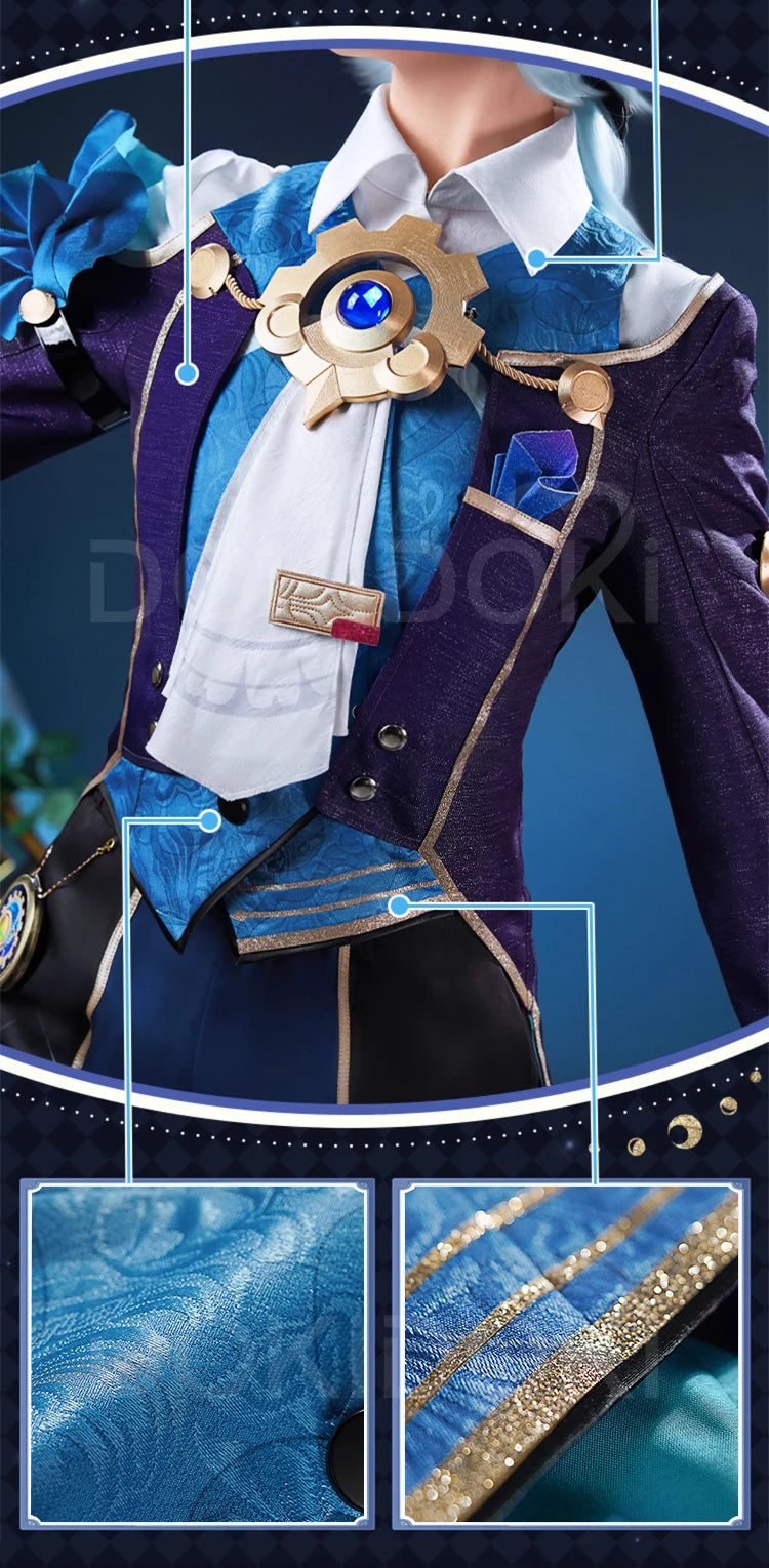 IN STOCK Misha Cosplay Costume Game Honkai: Star Rail Cosplay DokiDoki-R Honkai Men Costume Misha Cosplay